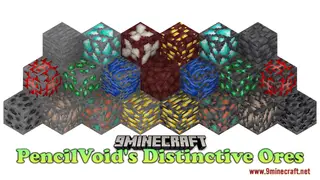 PencilVoid's Distinctive Ores Resource Pack (1.21.1, 1.20.1) – Texture Pack