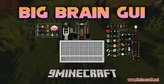 Big Brain GUI Resource Pack (1.21.1, 1.20.1) – Texture Pack