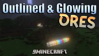 Outlined and Glowing Ores Texture Pack (26.x, 1.21) – Spot Ores Faster In Dark Caves