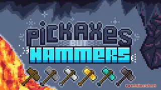 Pickaxes But Hammers Resource Pack (1.21.1, 1.20.1) – Texture Pack
