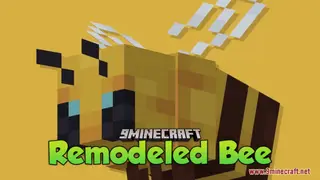 Remodeled Bee Resource Pack (1.21.1, 1.20.1) – Texture Pack