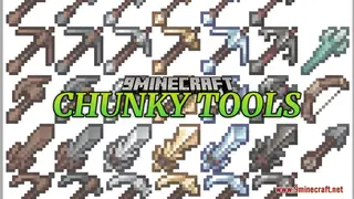 Chunky Tools Resource Pack (1.21.1, 1.20.1) – Texture Pack
