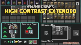 High Contrast Extended Resource Pack (1.21.1, 1.20.1) – Texture Pack
