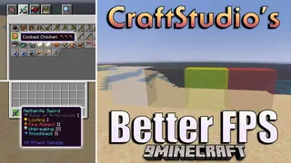 CraftStudios Better FPS Texture Pack (26.x, 1.21) – Increase FPS And Reduce Animation Lag