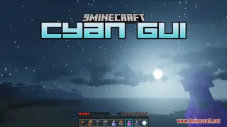 Cyan GUI Resource Pack (1.21.1, 1.20.1) – Texture Pack