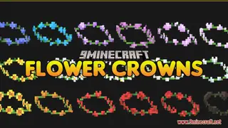 Flower Crowns Resource Pack (1.21.1, 1.20.1) – Texture Pack
