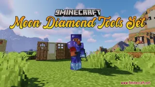 Moon Diamond Tools Set Resource Pack (1.21.1, 1.20.1) – Texture Pack