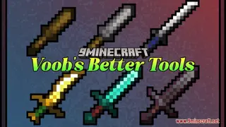 Voob's Better Tools Resource Pack (1.21.1, 1.20.1) – Texture Pack