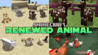 Renewed Animal Resource Pack (1.21.1, 1.20.1) – Texture Pack