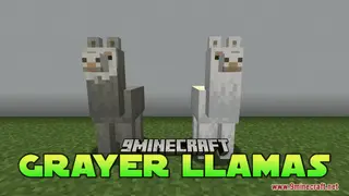 Grayer Llamas Resource Pack (1.21.1, 1.20.1) – Texture Pack