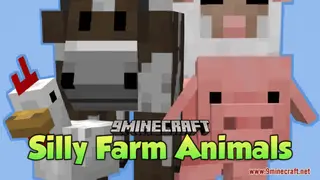 Silly Farm Animals Resource Pack (1.21.1, 1.20.1) – Texture Pack