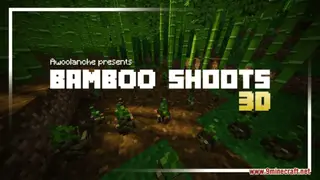 3D Bamboo Shoots Resource Pack (1.21.1, 1.20.1) – Texture Pack