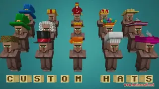 Custom Hats Resource Pack (1.21.1, 1.20.1) – Texture Pack