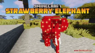 Strawberry Elephant Resource Pack (1.21.1, 1.20.1) – Texture Pack