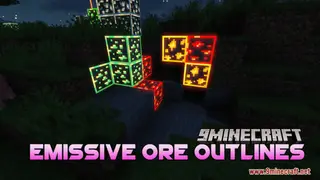 Emissive Ore Outlines Resource Pack (1.21.1, 1.20.1) – Texture Pack