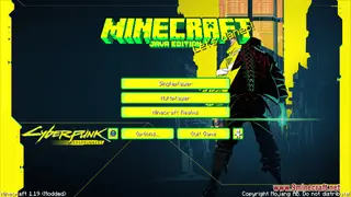 Cyberpunk: Edgerunners Custom GUI Resource Pack (1.21.1, 1.20.1) – Texture Pack