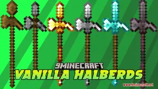 Vanilla Halberds Resource Pack (1.21.1, 1.20.1) – Texture Pack