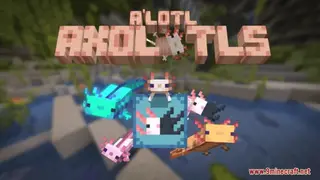 A'Lotl Axolotls Resource Pack (1.21.1, 1.20.1) – Texture Pack
