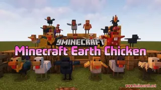 Minecraft Earth Chicken Resource Pack (1.21.1, 1.20.1) – Texture Pack