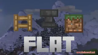 Flat – 2D Items Resource Pack (1.21.1, 1.20.1) – Texture Pack