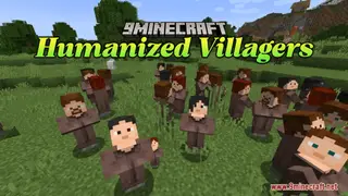 Humanized Villagers Resource Pack (1.21.1, 1.20.1) – Texture Pack