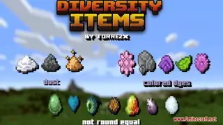 Diversity Items Resource Pack (1.21.1, 1.20.1) – Texture Pack