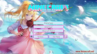 Your Lie in April Custom GUI Resource Pack (1.21.1, 1.20.1) – Texture Pack