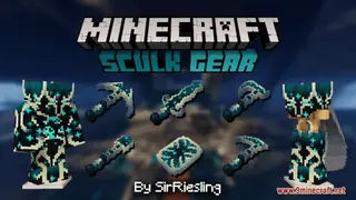 SirRiesling's Sculk Gear Resource Pack (1.21.1, 1.20.1) – Texture Pack