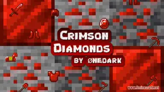 Crimson Diamonds Resource Pack (1.21.1, 1.20.1) – Texture Pack