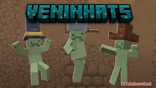 Venin Hats Resource Pack (1.21.1, 1.20.1) – Texture Pack