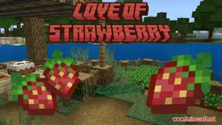 Love Of StrawBerry Resource Pack (1.21.1, 1.20.1) – Texture Pack