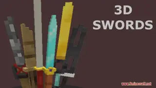 3D Swords Resource Pack (1.21.1, 1.20.1) – Texture Pack