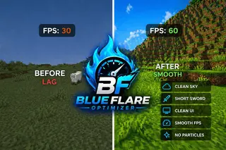Blueflare Optimizer Texture Pack (26.x, 1.21) – Boost FPS and Reduce Game Lag