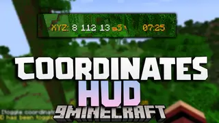 Coordinates HUD Data Pack (1.20.4, 1.20.1) – Never Lose Your Way Again