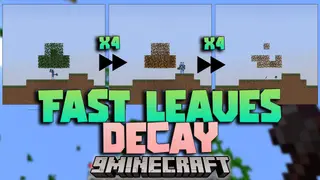 Fast Leaf Decay Data Pack (1.20.4, 1.20.1) – Accelerated Leaf Dissapearance