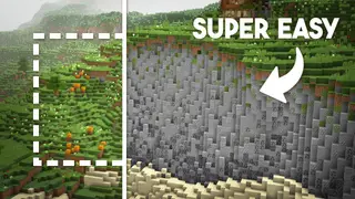 Stony Cliffs Are Cool Data Pack (1.20.6, 1.20.1) – Turns Dirt Hills into Pretty Stone Cliffs