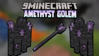 Amethyst Golem Data Pack (1.20.6, 1.20.1) – New Golem And Weapons