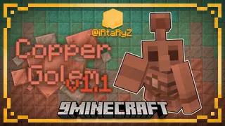 Copper Golem Data Pack (1.20.6, 1.20.1) – New Golem In Minecraft!
