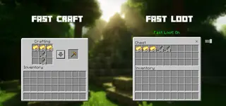 Fast Craft and Fast Loot Texture Pack (26.x, 1.21) – MCPE/Bedrock