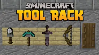 Tool Rack Data Pack (1.20.6, 1.20.1) – Store Your Tools and Weapons!