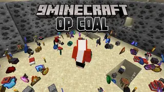 Minecraft But Coal Ore Drop OP Data Pack (1.20.6, 1.20.1)