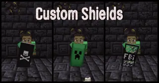 Custom Shields Texture Pack (26.x, 1.21) – MCPE/Bedrock