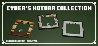 Cyber's Hotbar Collection Texture Pack (26.x, 1.21) – MCPE/Bedrock