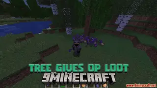Minecraft, But Tree Gives You OP Items Data Pack (1.20.4, 1.19.4)