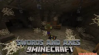 Swords And Axes Dungeons Data Pack (1.20.4, 1.19.4) – Unleash Your Might in the Depths!
