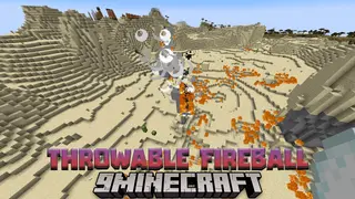 Throwable Fireballs Data Pack (1.20.4, 1.19.4) – Ignite Your Targets From Afar
