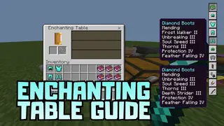 Enchanting Table Guide Texture Pack (26.x, 1.21) – MCPE/Bedrock