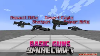 Basic Guns Data Pack (1.20.4, 1.19.4) – Revolutionizing Combat in Minecraft with the Ultimate Arsenal!