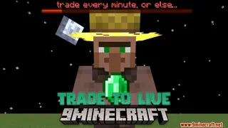 Trade with a Villager or Lose Hearts Data Pack (1.20.4, 1.19.4) – A Heart-Pounding Minecraft Challenge!