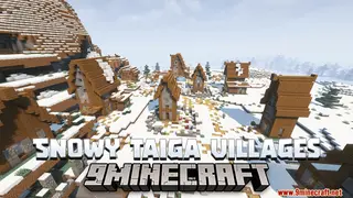 Snowy Taiga Villages Data Pack (1.20.4, 1.19.4) – Enhance Your Minecraft Taiga Experience